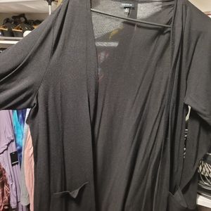 Torrid black cardigan